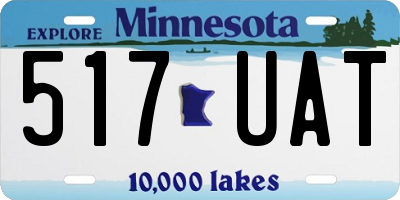 MN license plate 517UAT
