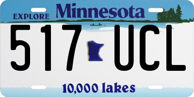 MN license plate 517UCL