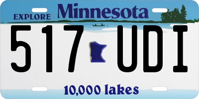 MN license plate 517UDI