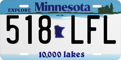 MN license plate 518LFL
