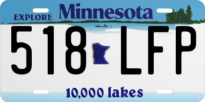 MN license plate 518LFP