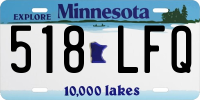 MN license plate 518LFQ