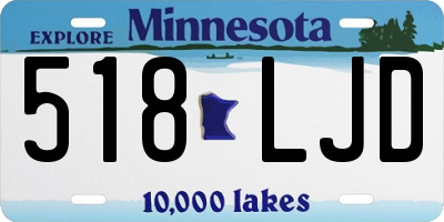 MN license plate 518LJD
