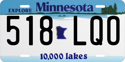 MN license plate 518LQO