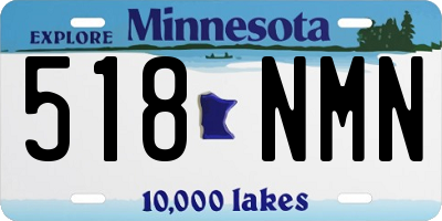 MN license plate 518NMN