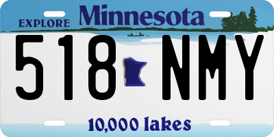 MN license plate 518NMY