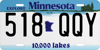 MN license plate 518QQY