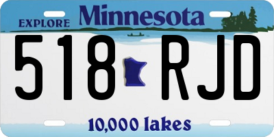 MN license plate 518RJD