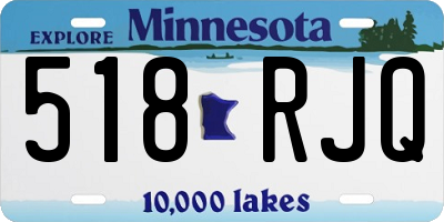 MN license plate 518RJQ