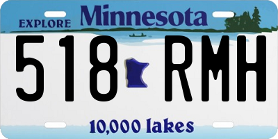 MN license plate 518RMH