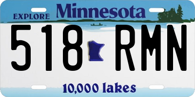 MN license plate 518RMN