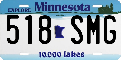 MN license plate 518SMG