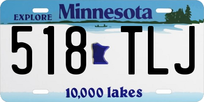 MN license plate 518TLJ
