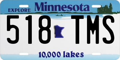 MN license plate 518TMS