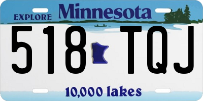MN license plate 518TQJ