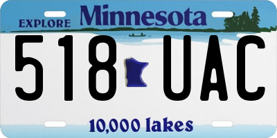 MN license plate 518UAC