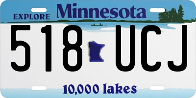MN license plate 518UCJ