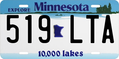 MN license plate 519LTA