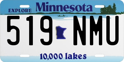 MN license plate 519NMU