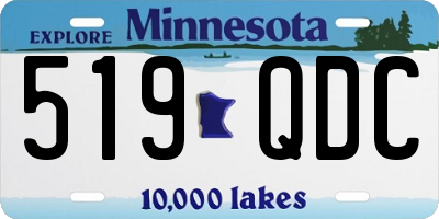 MN license plate 519QDC