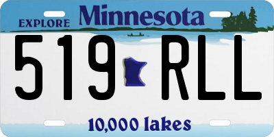 MN license plate 519RLL