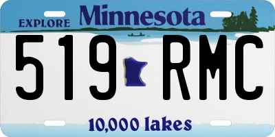 MN license plate 519RMC