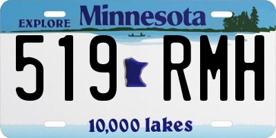 MN license plate 519RMH