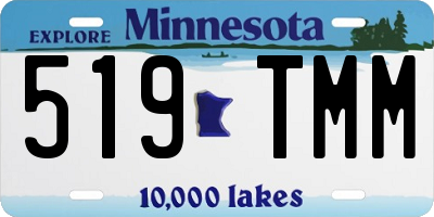 MN license plate 519TMM