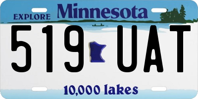MN license plate 519UAT