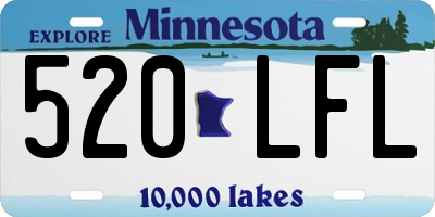 MN license plate 520LFL