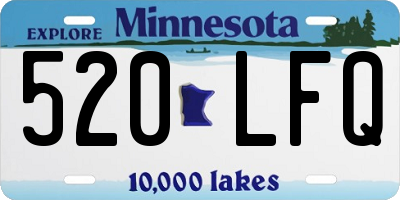 MN license plate 520LFQ