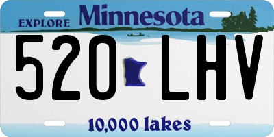 MN license plate 520LHV