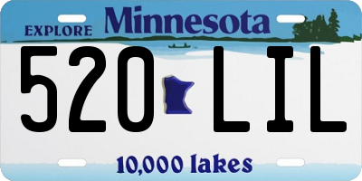 MN license plate 520LIL