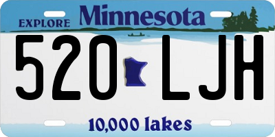 MN license plate 520LJH