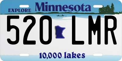 MN license plate 520LMR