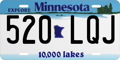 MN license plate 520LQJ