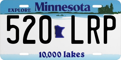MN license plate 520LRP
