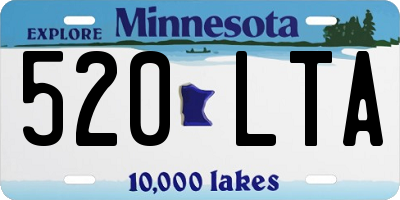 MN license plate 520LTA