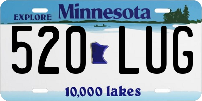 MN license plate 520LUG