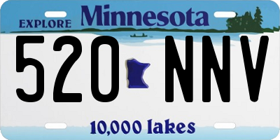 MN license plate 520NNV