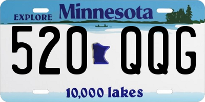 MN license plate 520QQG