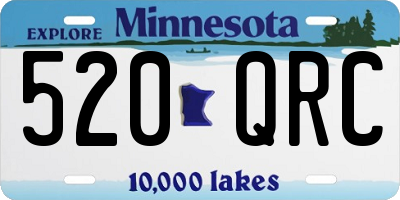 MN license plate 520QRC