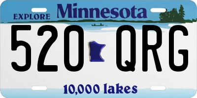 MN license plate 520QRG