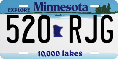MN license plate 520RJG