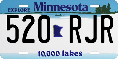 MN license plate 520RJR