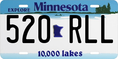 MN license plate 520RLL