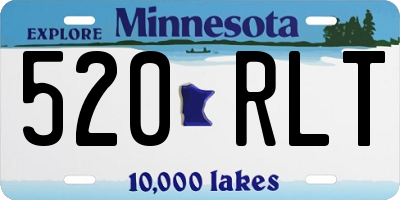 MN license plate 520RLT