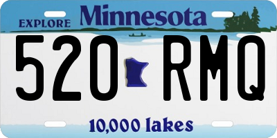 MN license plate 520RMQ