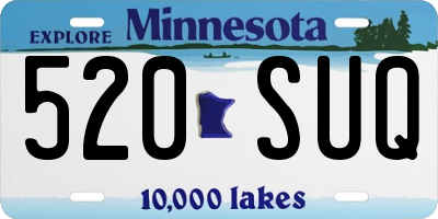 MN license plate 520SUQ