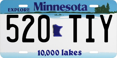 MN license plate 520TIY